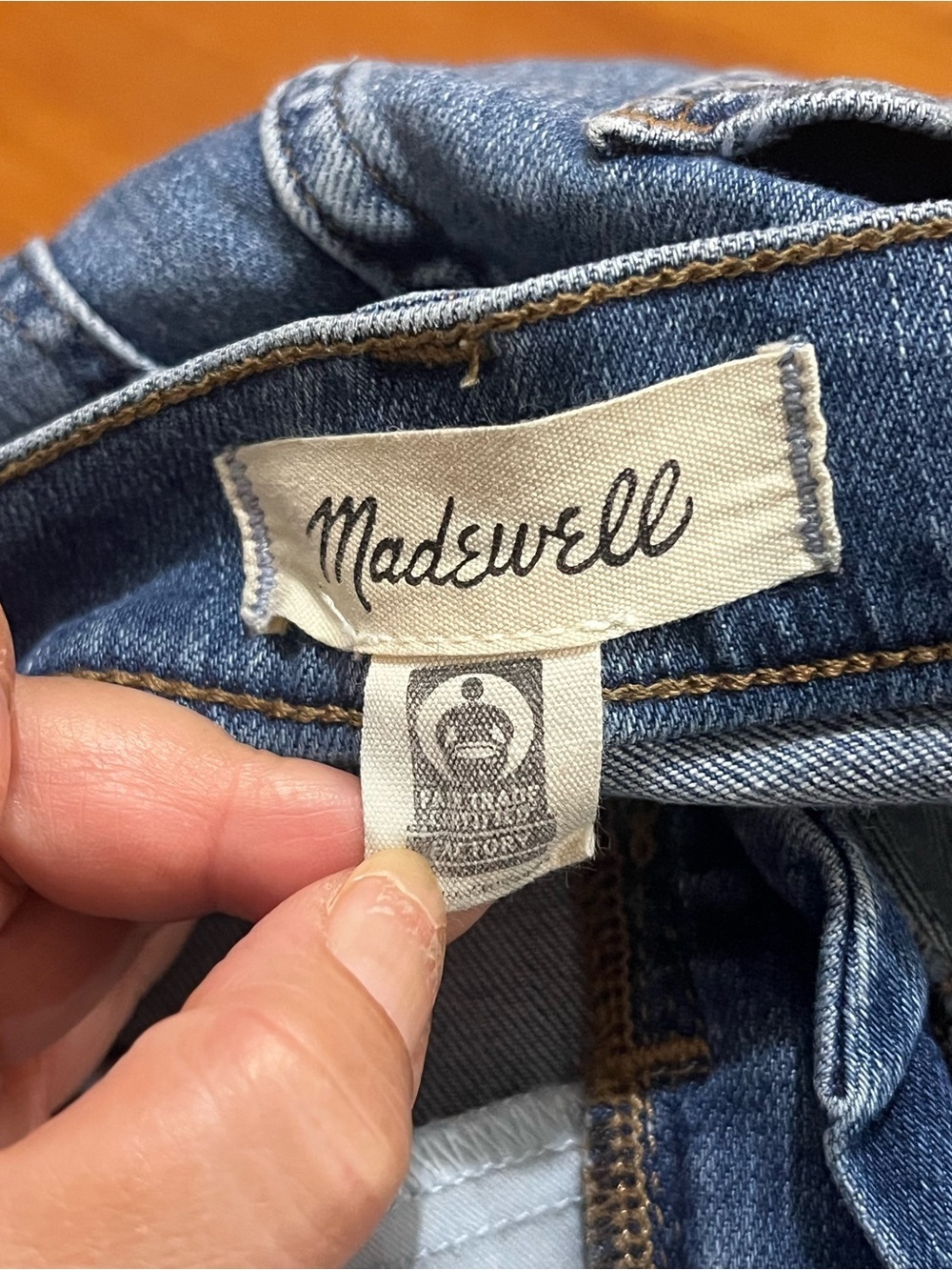 Madewell Cali Demi-Boot Straight-Leg Crop Jeans with Raw Hem Women’s 26P - Picture 11 of 14